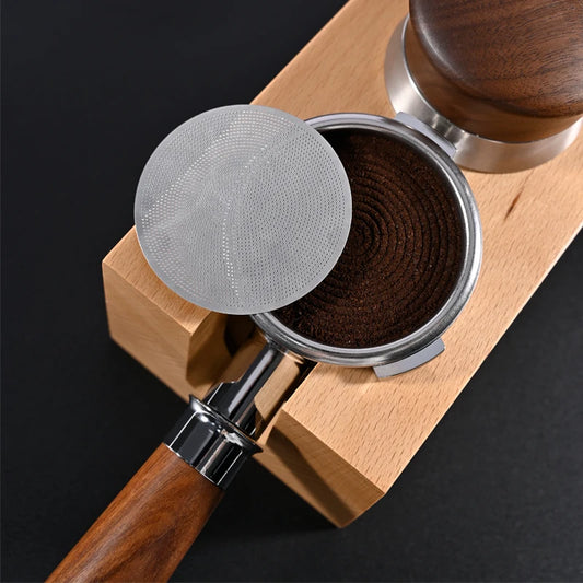 Espresso Puck Screen Coffee Filter Reusable Stainless Steel Holder 0.2mm For 51/54/58mm Coffee Portafilter Barista Accessori…