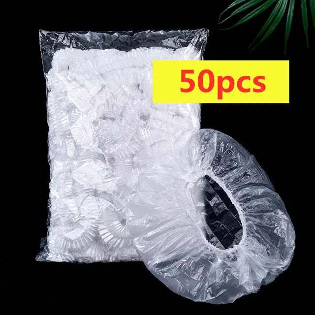 100/50/20pcs Disposable Food Cover Food Grade Fruit Vegetable Storage Bag Elastic Plastic Bag Bowl Cup Kitchen Fresh Keeping…