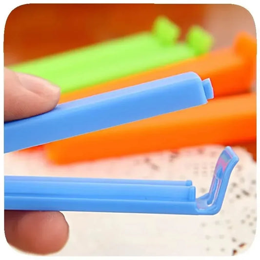 10/20Pcs Portable New Kitchen Storage Food Snack Seal Sealing Bag Clips Sealer Clamp Plastic Tool Kitchen Accessories Wholes…