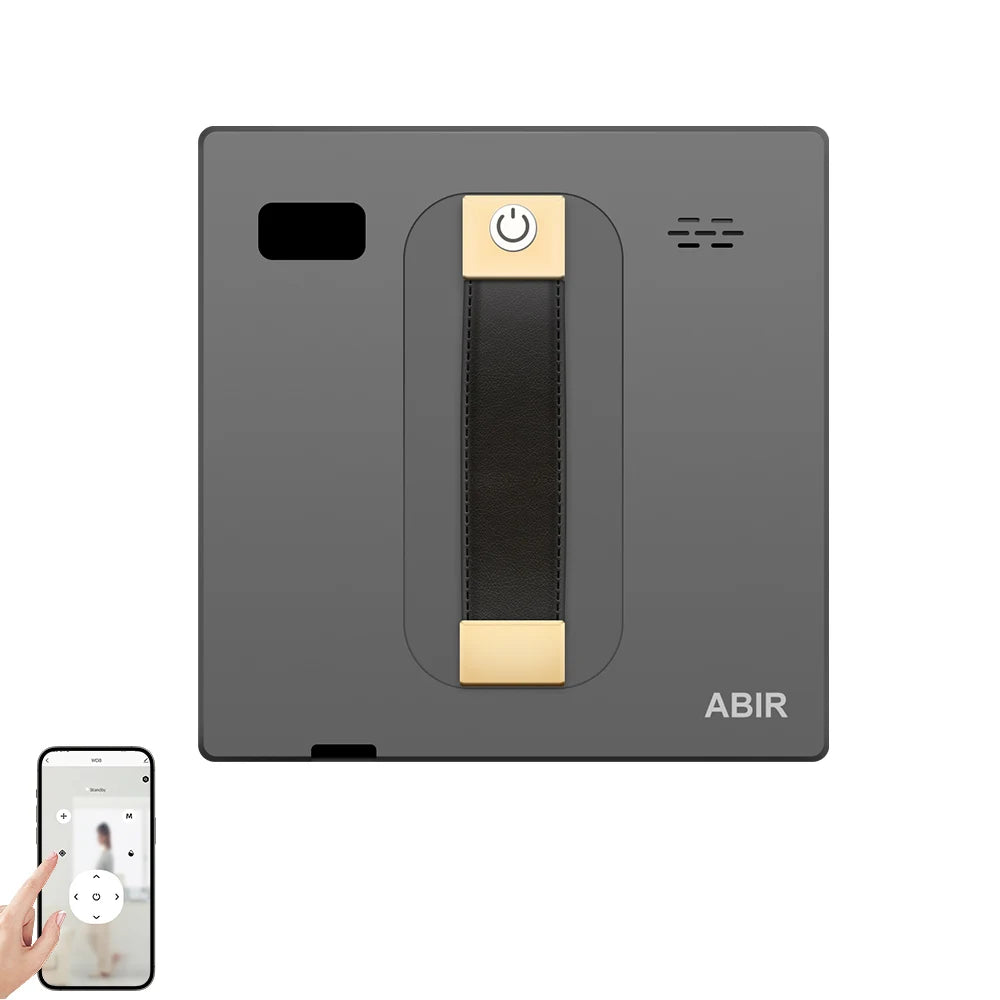 ABIR WD8 Robot Window Vacuum Cleaner,Dual Water Spray,Laser Sensor,Smart Home Glass Wall Wet Dry Cleaning ,APP&Remote Contro…