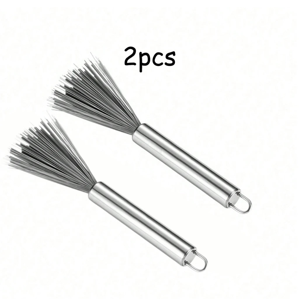 1/2Pcs Multi‑Functional Cleaning Brush with Steel Handle Household Cleaning Brush for Home Kitchen Bathroom - image 8