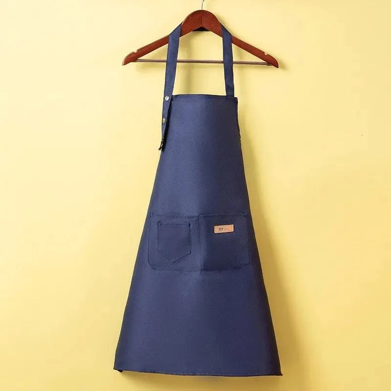 New Fashion Kitchen Aprons for Woman Men Chef Work Apron for Grill Restaurant Bar Shop Cafes Beauty Nails Studios Uniform -…