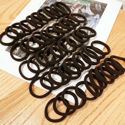 20/50/100pcs Kids Elastic Hair Bands Girls Sweets Scrunchie Rubber Band Hair Ties Clips Headband Hair Accessories - image 2