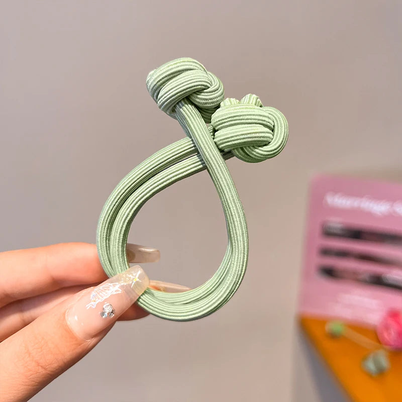 Simplicity Stretch Rubber Hair Ties for Women High Elasticity Fashion Girl Head Rope Scrunchie Hair Accessories - image 24