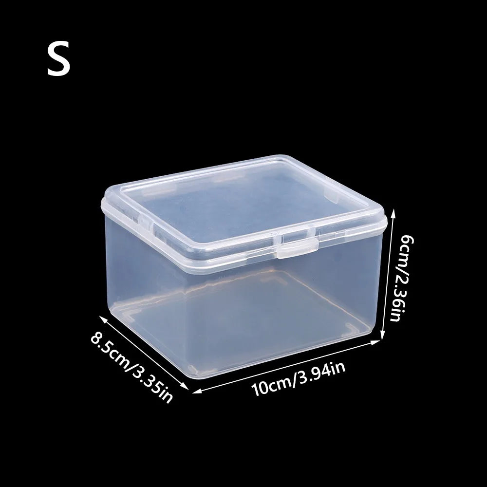 Multi-purpose Clear Storage Case Rectangular Shape Storing Jewelry Headband Small Thing Container Student Stationery Storage…