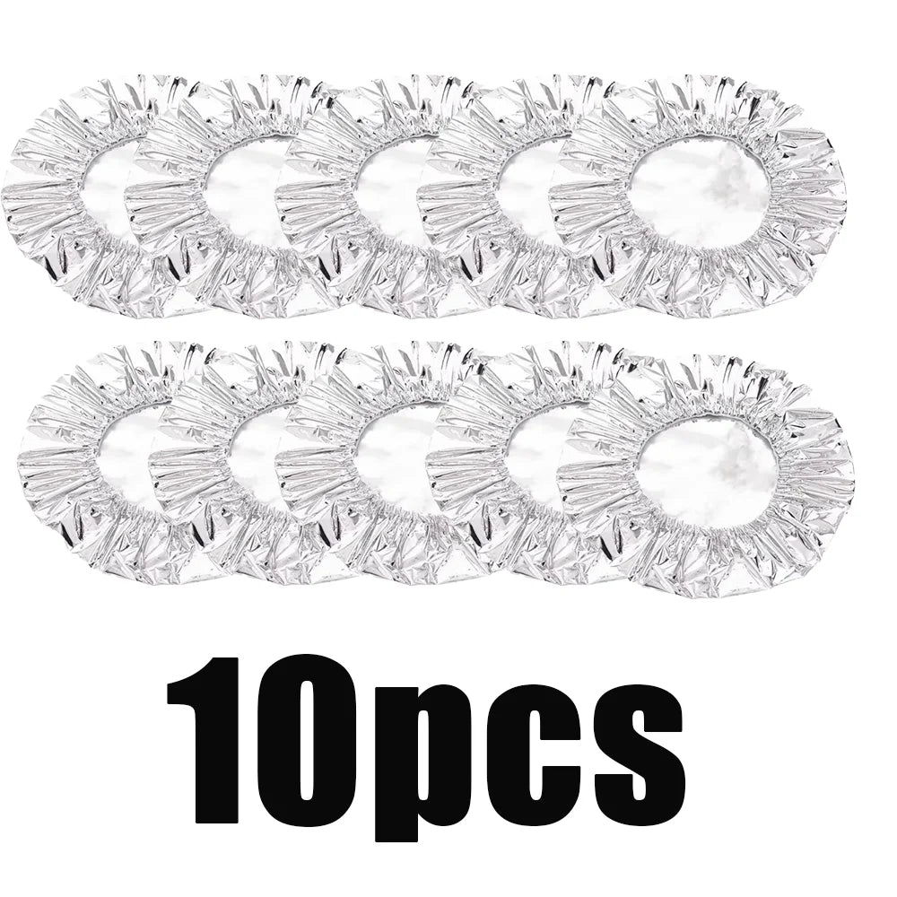 10-60pcs Reusable Aluminum Foil Bowl Cover Heat Insulation And Heat Preservation Food Grade Oven Takeaway Picnic - image 12