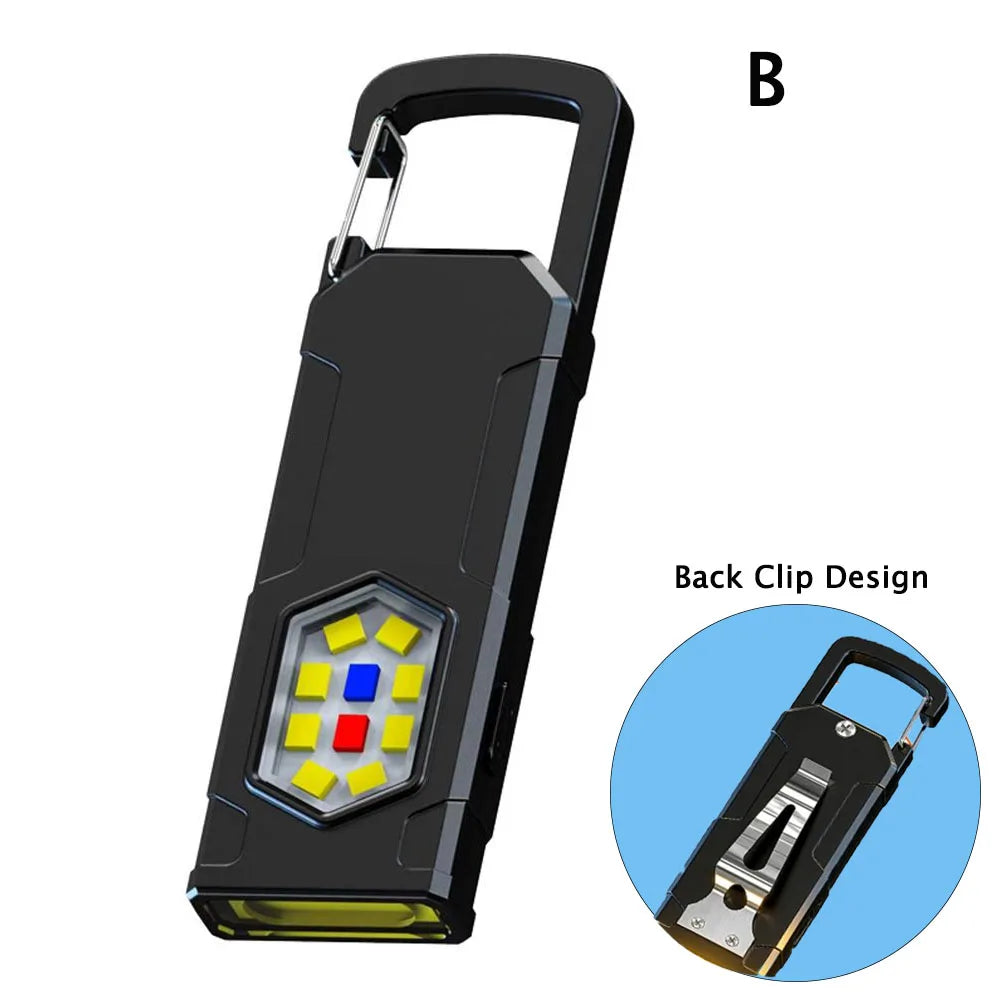 Outdoor LED Flashlight 550Lm Portable Mini Torch Light Pocket Lantern Flood Work Light with 5 Modes - image 8