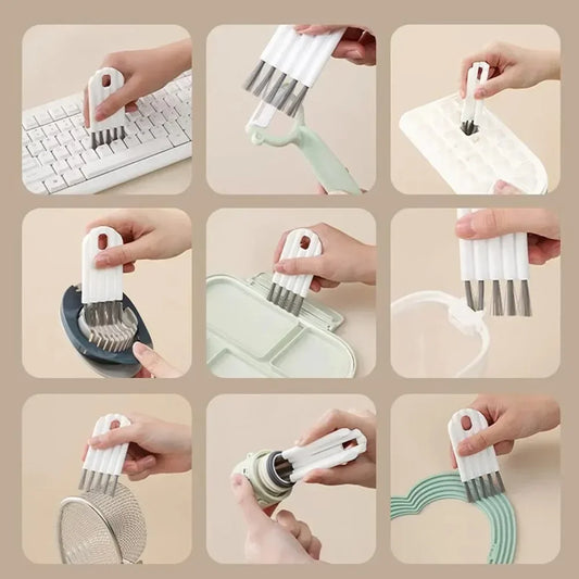 Multifunctional Flexible Gap Brush, Multi-Function Computer Cleaning Brush,Soft Brush Keyboard Cleaner, Household Cleaning T…