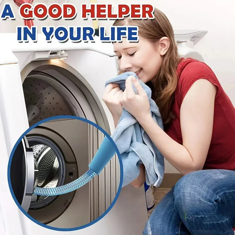 Dryer Vent Cleaner Kit Vacuum Attachment Bendable Dryer Lint Remover With Guide Wire Dryer Lint Screen Cleaning Hose - image…