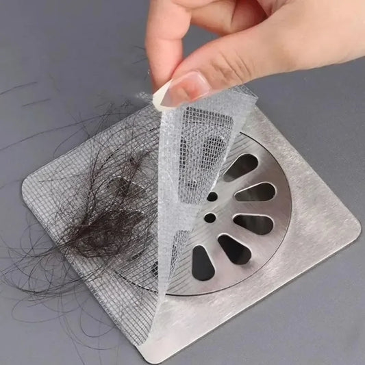 Disposable Shower Drain Hair Catcher Mesh Shower Drain Covers Floor Sink Strainer Filter Hair Stopper For Bathroom Kitchen -…