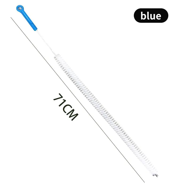 Pipe Dredging Brush Bathroom Sewer Hair Remove Sink Cleaning Brush 48/71cm Drain Cleaner Bendable Flexible Cleaning Tools -…