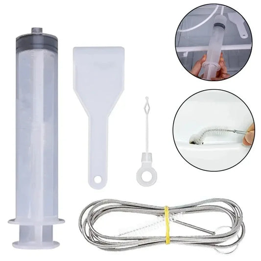 5/6 Pcs Refrigerator Drain Hole Clog Remover Fridge Hole Brush Water Outlet Cleaner for Household Clean Dredge Cleaning Tool…