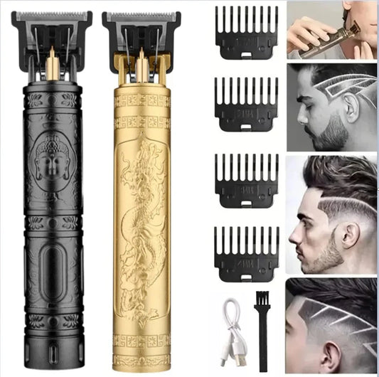 Electric Vintage Shaver Barber Cordless Hair Cutting Machine USB Charging Hair Trimmer Portable Hair Clipper Suitable For Me…