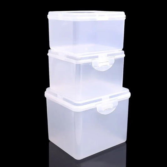 Multi-purpose Clear Storage Case Rectangular Shape Storing Jewelry Headband Small Thing Container Student Stationery Storage…