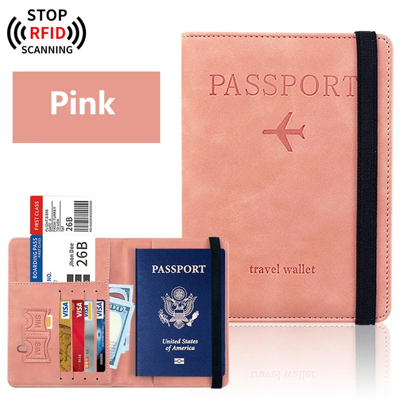 Passport Holder for Travel Essentials Passport Wallet Cover Case for Travel Accessories,Passport Book Holders for Women/Men…