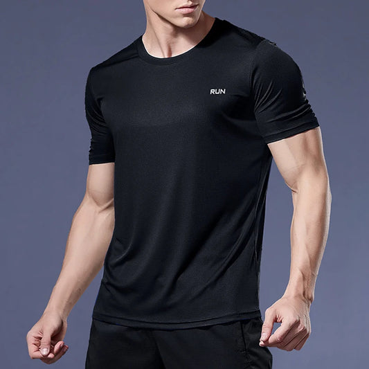 Running Shirts Soccer Shirts Men's Jersey Sportswear Mens Jogging T-Shirts Quick Dry Compression Sport T-Shirt Fitness Gym -…