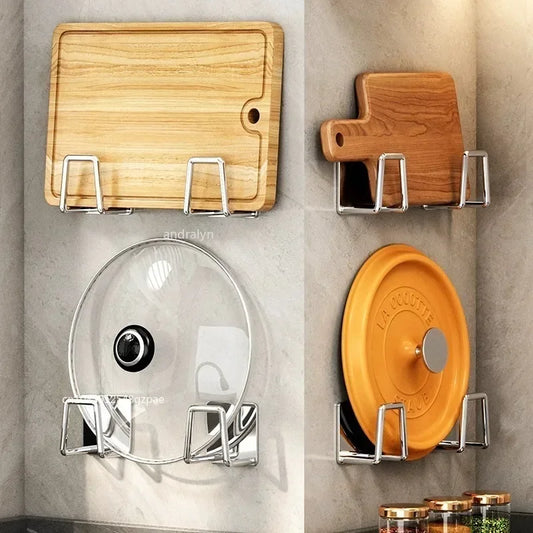 1/3/6pcs Stainless Steel Sink Sponge Rack For Sponge Steel Wire Ball Draining Paste The Inner Wall Of The Sink Kitchen Suppl…