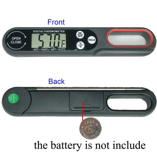 1 piece Digital Meat Thermometer Cooking Food Kitchen BBQ Long Probe Water Milk Oil Liquid Oven Baking Digital Temperature M…