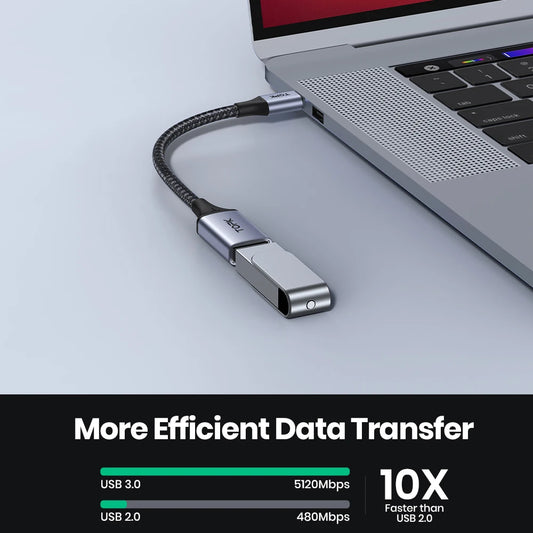 TOPK USB C to USB A Dapter OTG Cable Type C Male to USB 3.0 2.0 Female Cable for MacBook Pro Samsung Type C Adapter - image 2