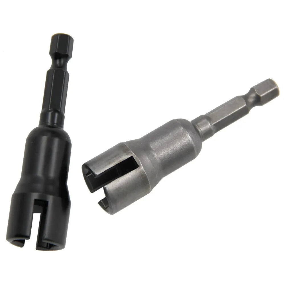 Natural Slotted Butterfly Hole Socket Wrench 65mm Hexagonal Handle Electric Screwdriver Wing Nut Socket Tool - image 6