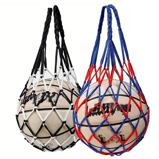 Basketball Net Bag Thick Woven Net Basketball Storage Durable Nylon Training Net Bag for all kinds of balls - image 2