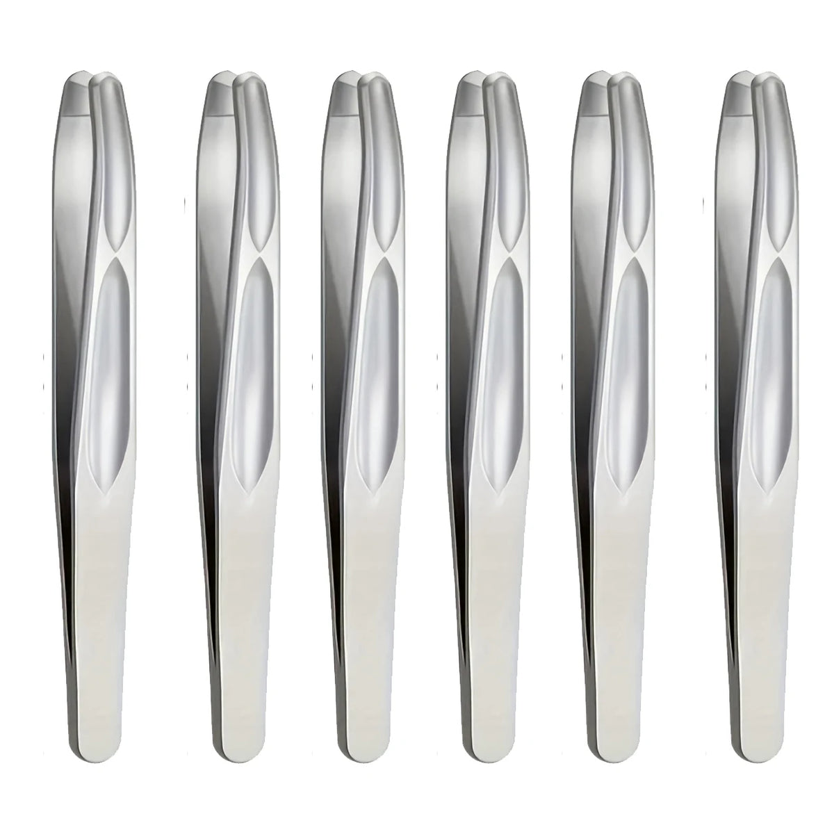 Premium Round Head Tweezers for Eyebrow & Facial Hair Removal Seamless Clips Short Hair Precision Beard Clip - image 14