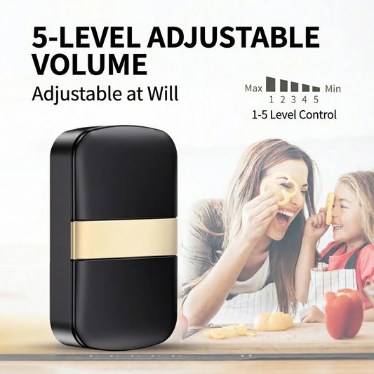 Battery Powered Wireless Smart Doorbell, 300M Remote Home Welcome Bell with 60 Chimes, No Socket Needed - image 2