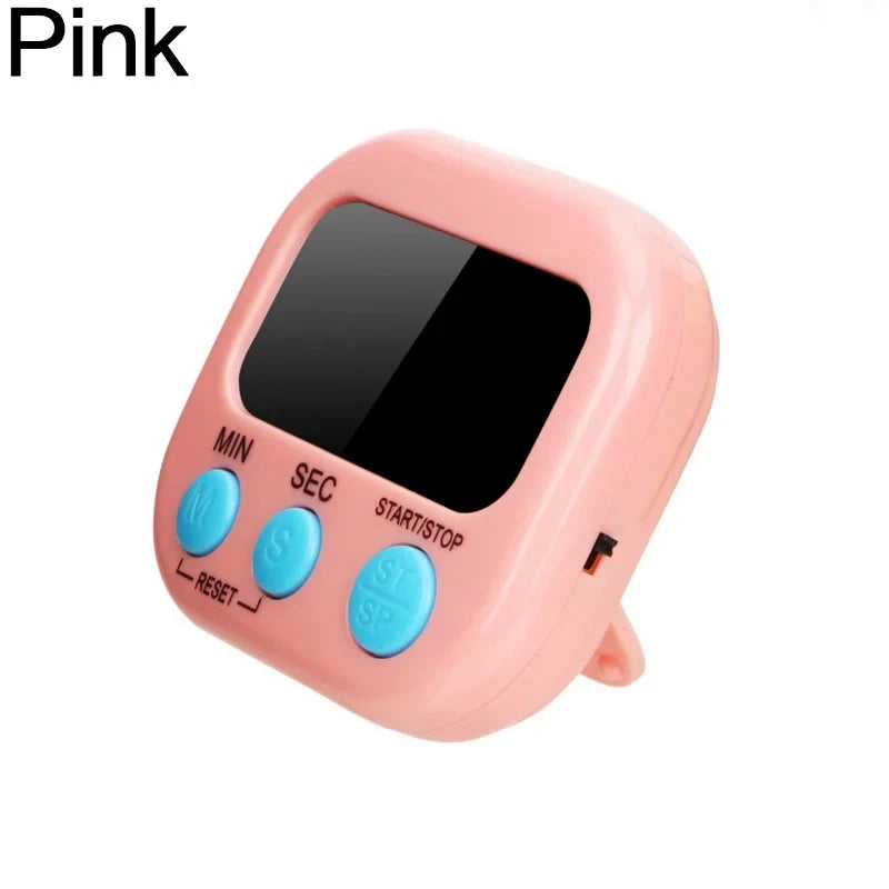 1PC LCD Digital Kitchen Timer Magnetic Cooking Large Count Down Up Clear Loud Alarm Stonego Home Kitchen Accessories - image…
