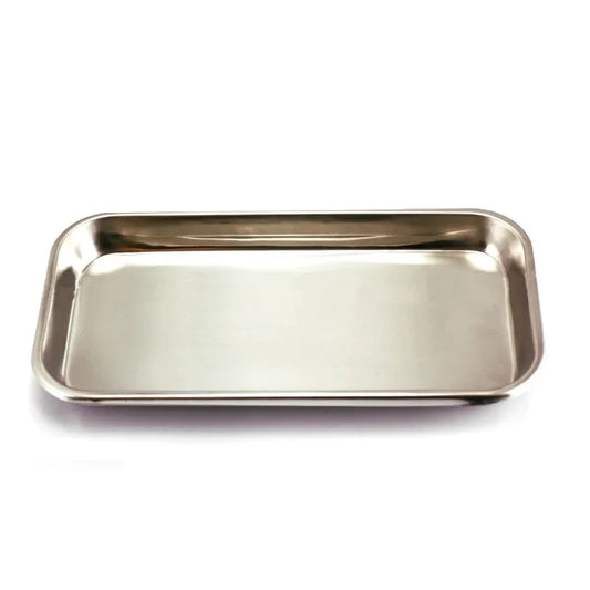 1/2pcs Kitchen Tray Stainless Steel Square Storage Tray Dental Medical Tool Nail Tattoo Dental Medical Device Supplies Tray…