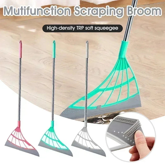 "Extendable Silicone Floor Broom: The Ultimate Scraper for Ceilings, Windows & Bathrooms" - image 2
