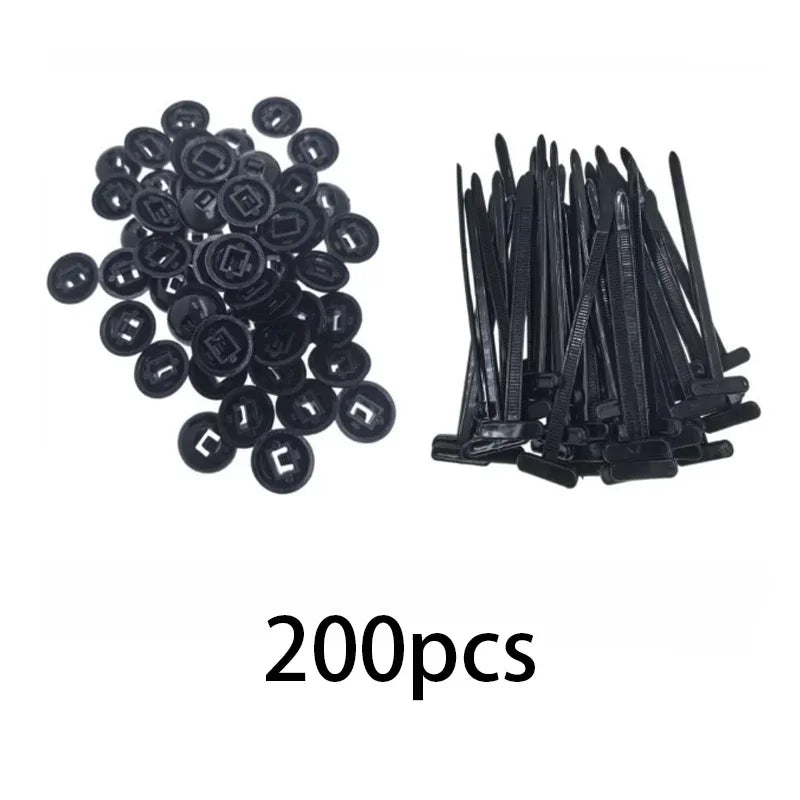 Cable tie buckle fixed through the core nail cable tie buckle mudguard fender inner lining trunk buckle - image 13