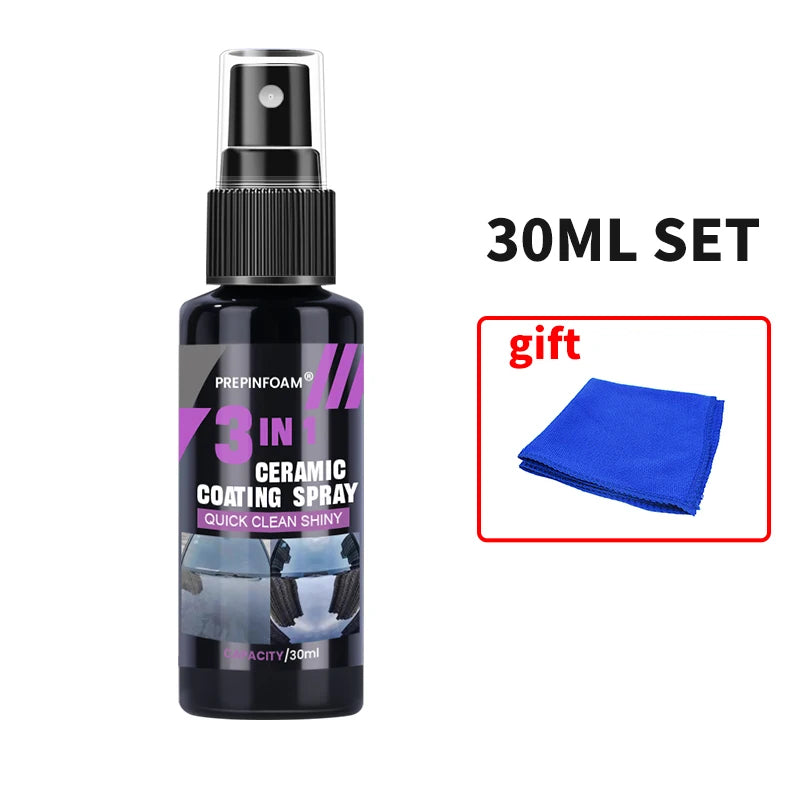 Ultimate Ceramic Coating Spray Coatin Nano Crystal Hydrophobic Layer Polishing Paint Coating Agent Polish Nanos Coatings - i…