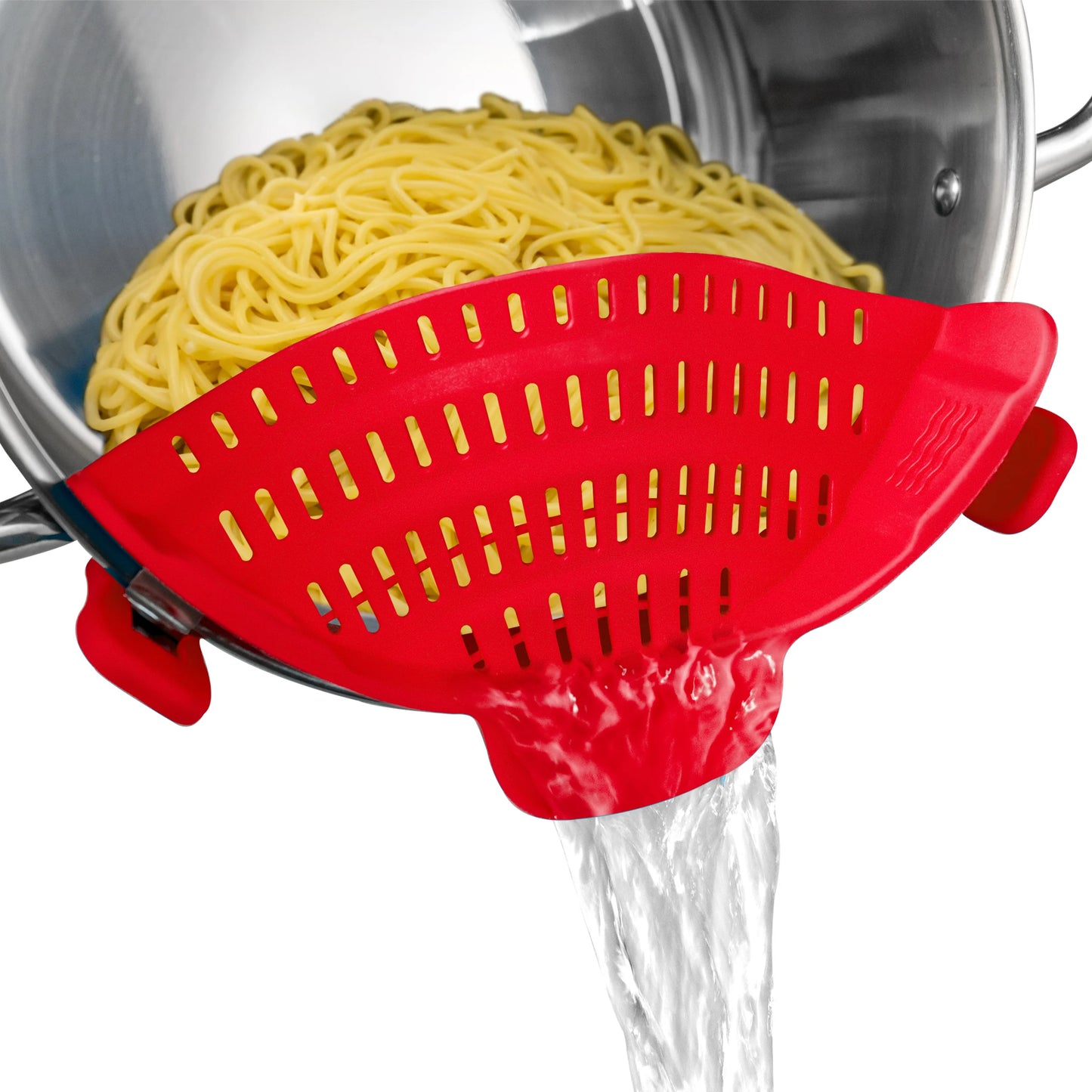 1pc, Strainer, Silicone Pot Strainer, Adjustable Silicone Clip On Strainer For Pots Pans And Bowls, Kitchen Pot Strainer - i…