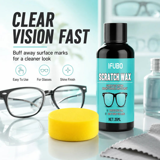Eyeglass Scratch Repair CreamEyeglass Lens and Frame Scratch Polish, Lens Scratch Polishing, Buffing, Suitable for Minor Scr…