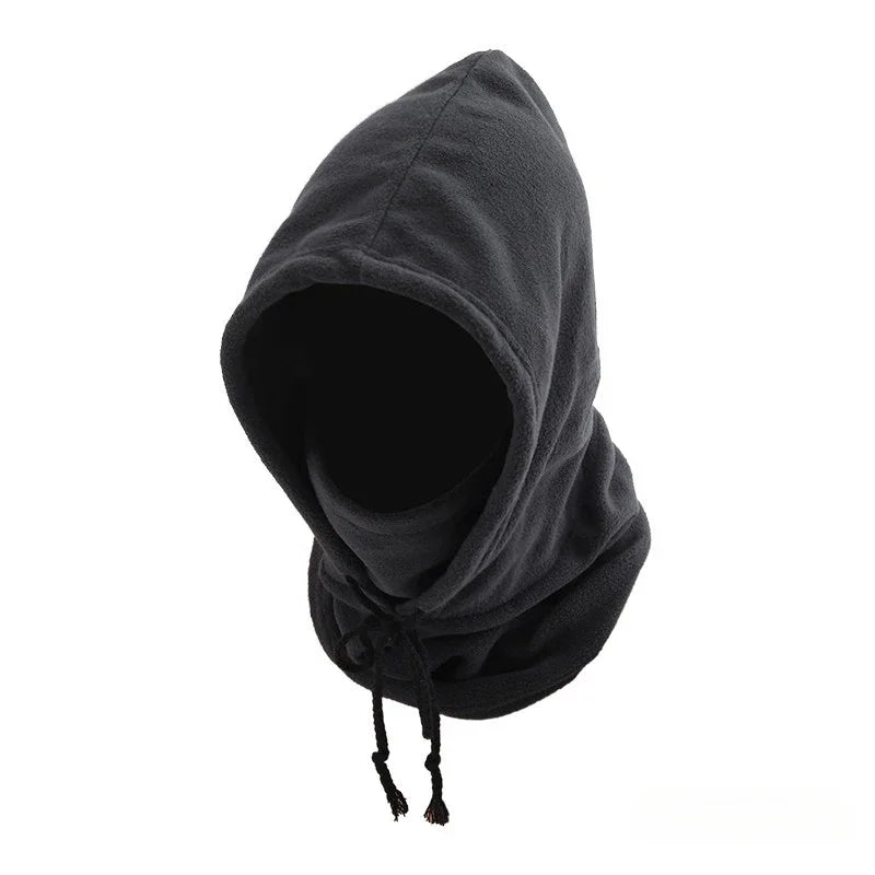 Unisex Winter Balaclava Knit Hood - Windproof Mask with Drawstring, Motorcycle Riding Headgea Warm Knitted Cap Cold Weather…