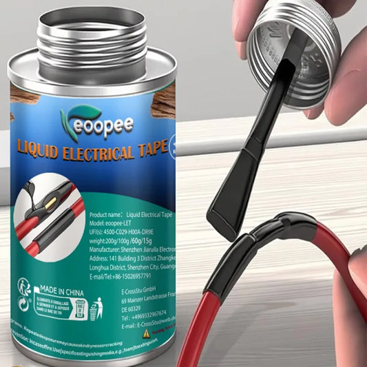Liquid Waterproof Electrical Tape Epoxy Resin Black Glue Quick Drying Sealant For Wires And Cables Home Use Fix Line Glue -…