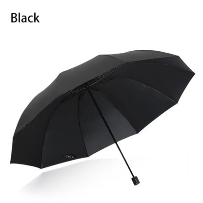 130cm extra-large folding umbrella suitable for both sunny and rainy days and is windproof, waterproof comprehensive protect…