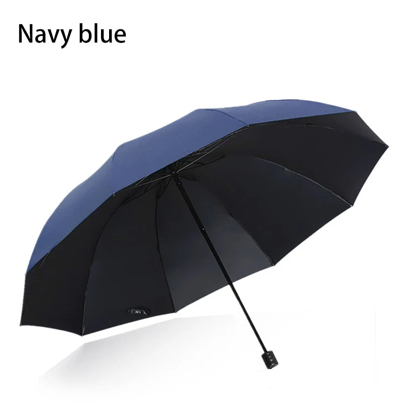 130cm extra-large folding umbrella suitable for both sunny and rainy days and is windproof, waterproof comprehensive protect…