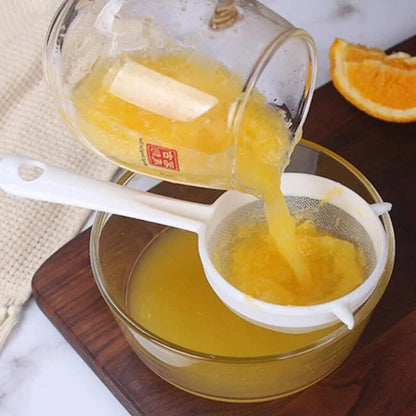Kitchen Handheld Plastic Sieve Tea Strainer Flour Sifter Filter Reusable Handheld Filter Kitchen Accessories - image 6