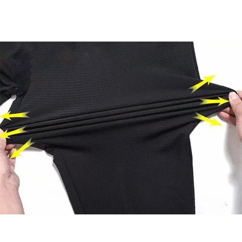 Men Fashion Quick Dry Pants Lightweight Hiking Jogging Running Trousers Breathable Workout Gym Ankle Tied Athletic Pants - i…