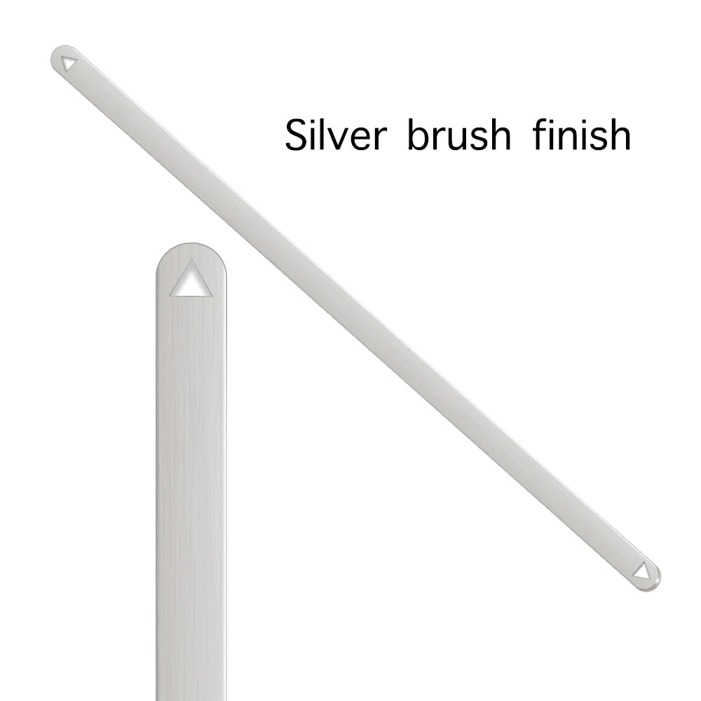 Charms Blank 304 Stainless Steel Cuff Bangle Plain Rod Bracelet Diy Laser Engraving Bracelet Jewelry Making Accessories - im…