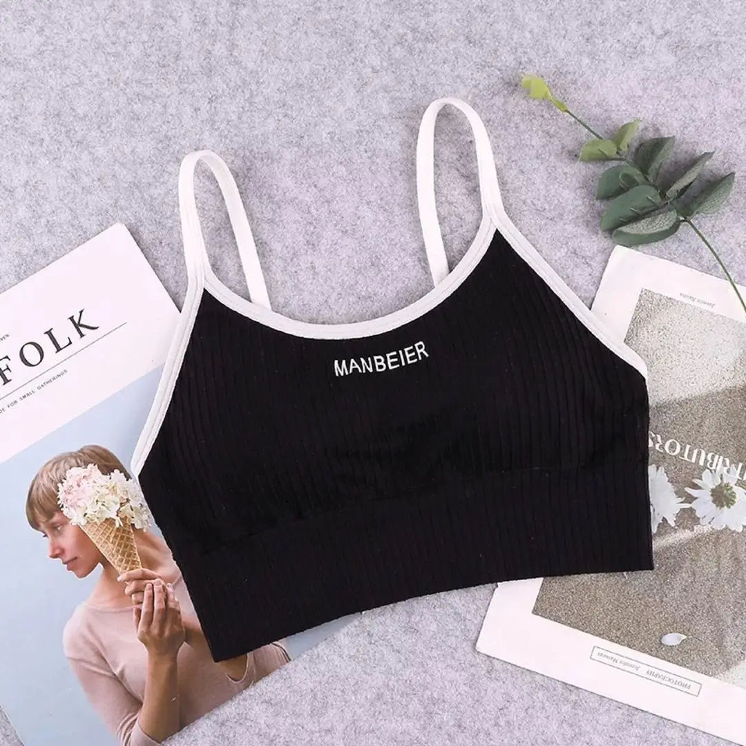 New Sports Bra For Women Gym Sexy Crop Top Bra Women Cotton Underwear Soft Comfort Tube Tops Female Brassiere Tops For Girls…