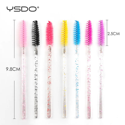 5/50 Pcs Eyelash Brushes False Eye Lashes Extension Tools Eyebrow Brush Mascara Wands Applicator Spoolers Lashes Cosmetic To…