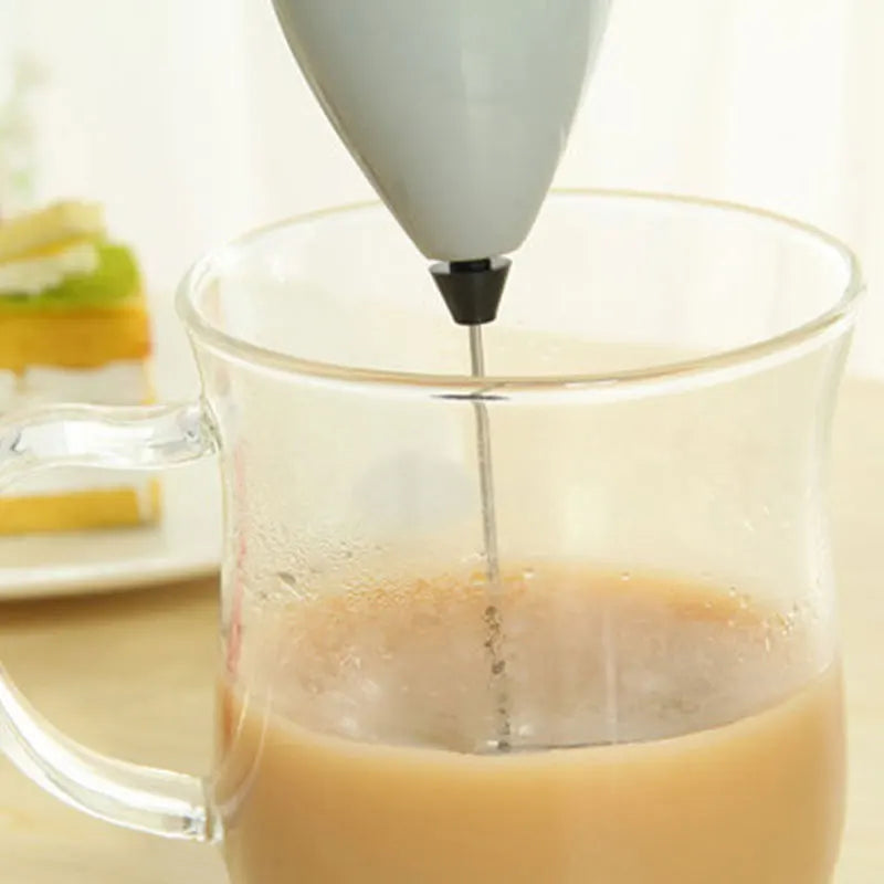 Wireless Milk Foamer Coffee Whisk Mixer Electric Blender Egg Beater Mini Frother Handle Stirrer Cappuccino Maker Cooking Too…