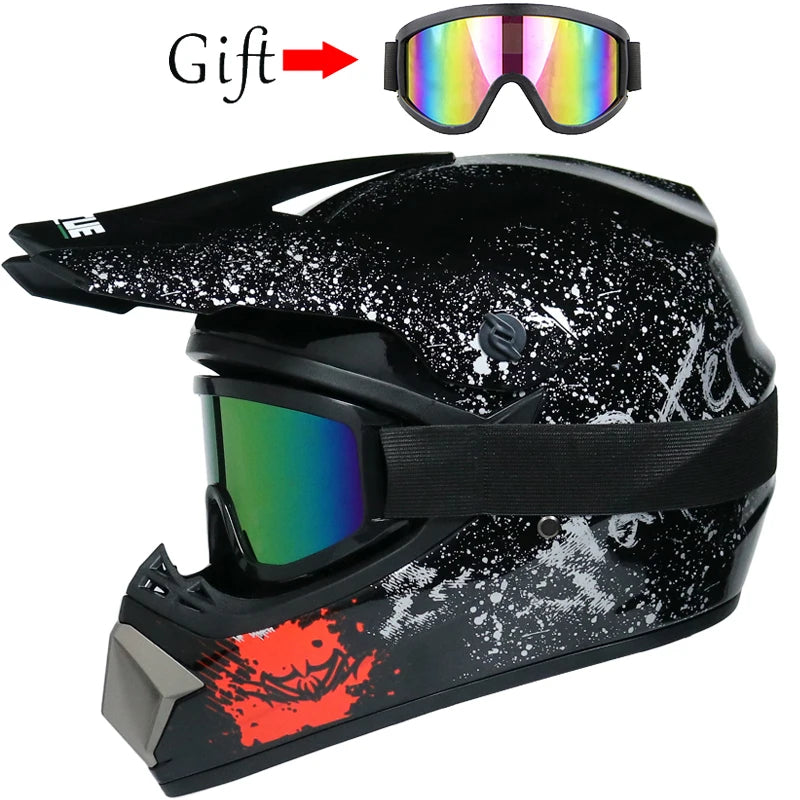 Motorcycle helmet children off-road helmet bike downhill AM DH cross helmet capacete motocross casco - image 15