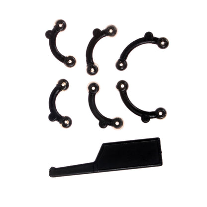 6pcs/set Nose Clip Corrector Massage Tool Nose Up Lifting Shaping Clip Clipper Shaper Bridge Straightening Women Girl Nose M…