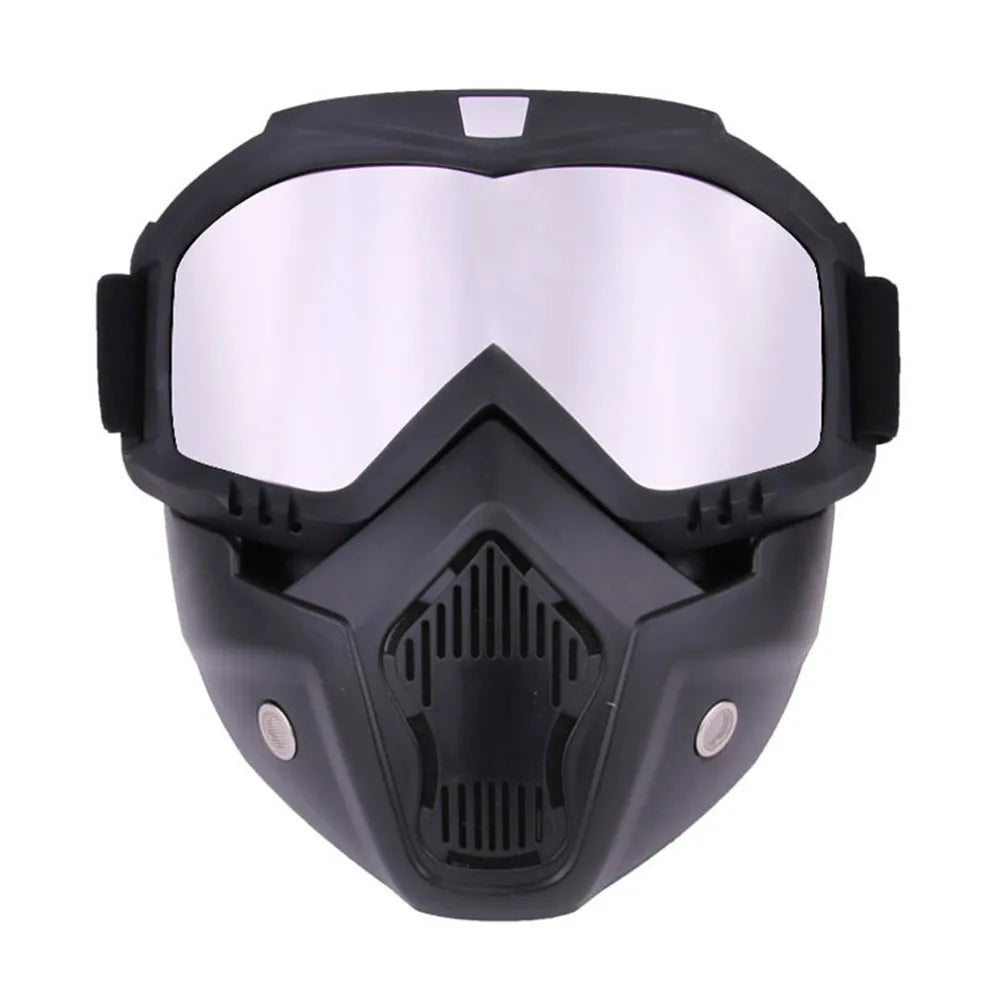 Dustproof Motocross Glasses Adjustable Motorcycle Goggles Breathable Full Face Protective Motorbike Dirt Bike Off-road Mask…