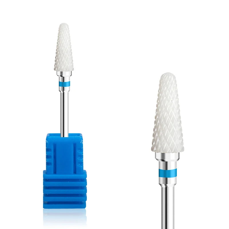 1pcs Ceramic Milling Cutter Nail Drill Bits Electric Manicure Drills Pedicure Mill Bits Machine Files Nail Art accessories T…
