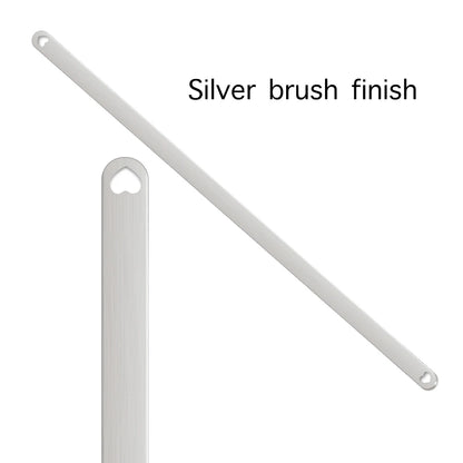 Charms Blank 304 Stainless Steel Cuff Bangle Plain Rod Bracelet Diy Laser Engraving Bracelet Jewelry Making Accessories - im…