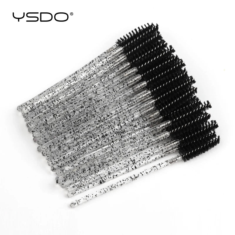 5/50 Pcs Eyelash Brushes False Eye Lashes Extension Tools Eyebrow Brush Mascara Wands Applicator Spoolers Lashes Cosmetic To…